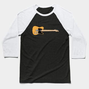 Merle Haggard Butterscotch Telecaster Electric Guitar Baseball T-Shirt